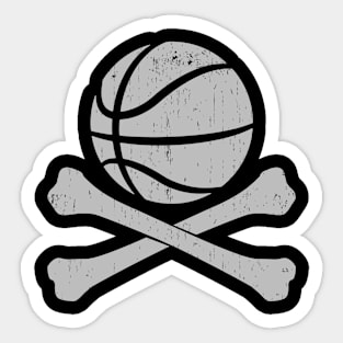 BASKETBALL JOLLY ROGER streetball - 2.0 Sticker